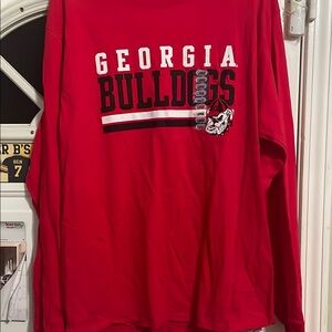 Georgia Bulldogs Red Long Sleeve Shirt